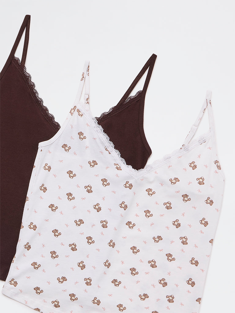 Superstar 2-Pack Cotton-Blend Camisoles