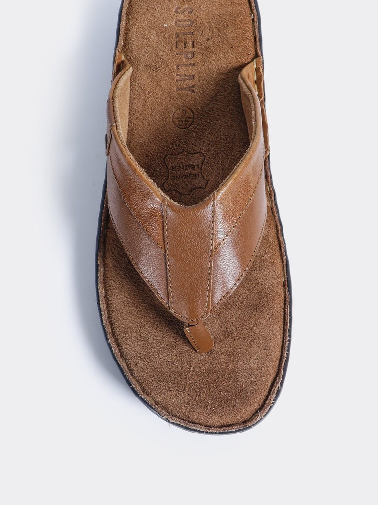 SOLEPLAY Tan Thong Sandals