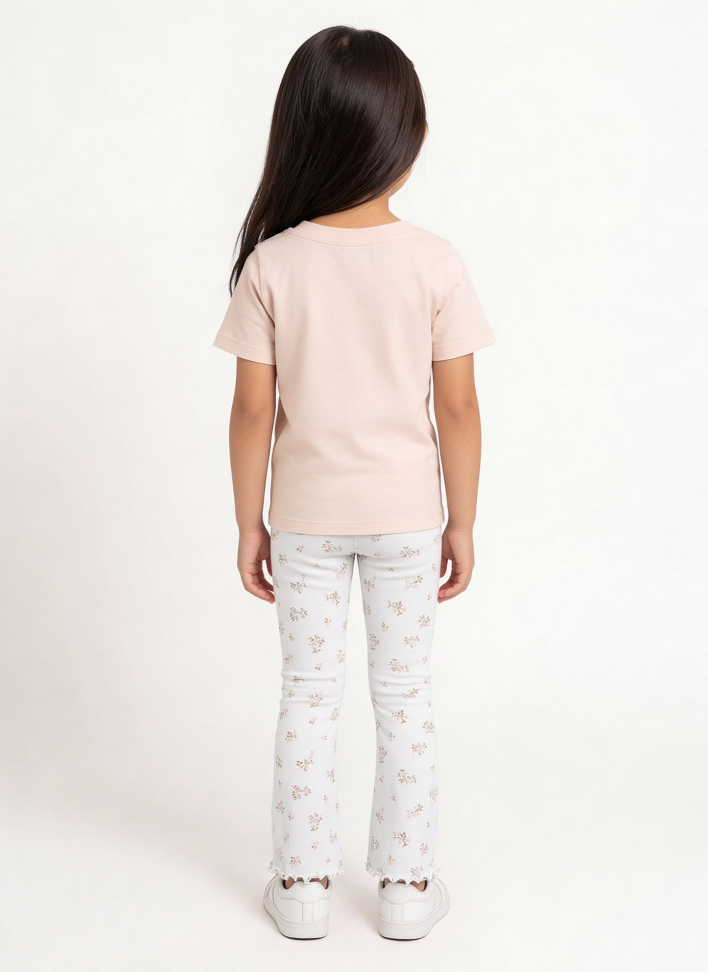 3-Pack HOP Kids Girls Peach Printed Cotton T-Shirts - Exclusive