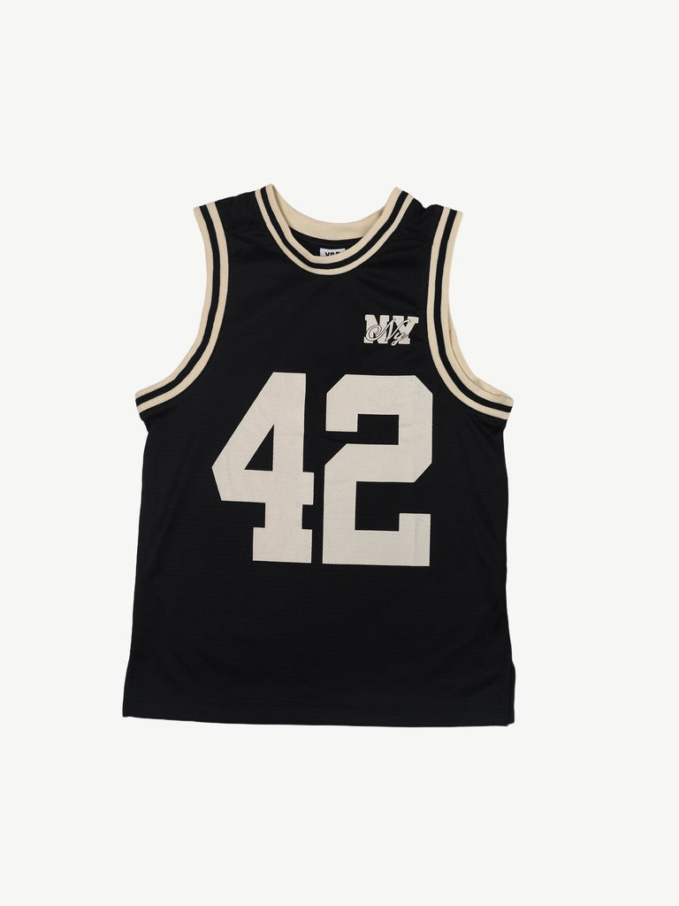 Y&F Kids Boys Black Printed Sleeveless T-Shirt