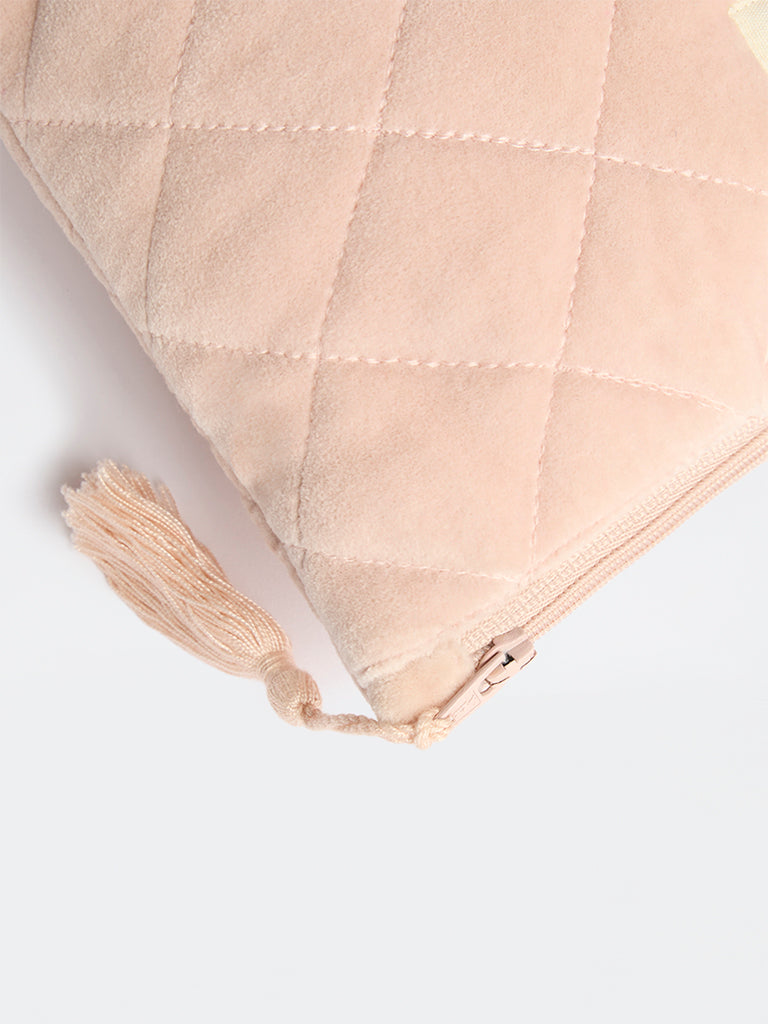 Westside Home Pink Quilted Pouch