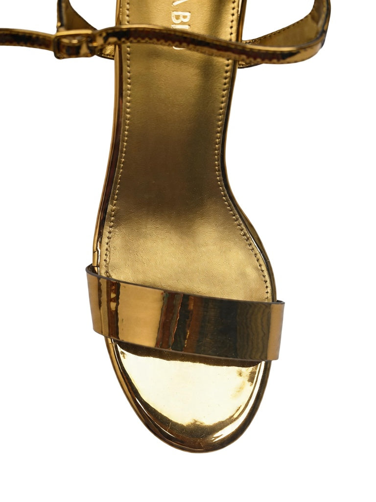 LUNA BLU Bronze Metallic Heeled Sandals