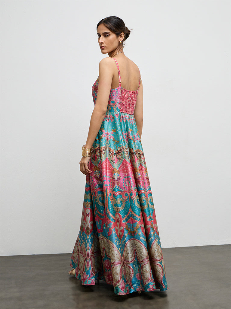 Buy Vark Multicolor Printed A-Line Dress from Westside Buy Vark Multicolor Printed A-Line Dress from Westside