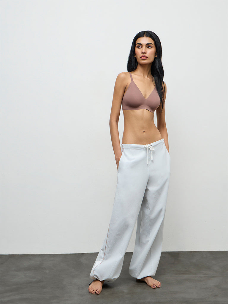 Superstar Dusty Taupe Invisible Padded Triangle Bra
