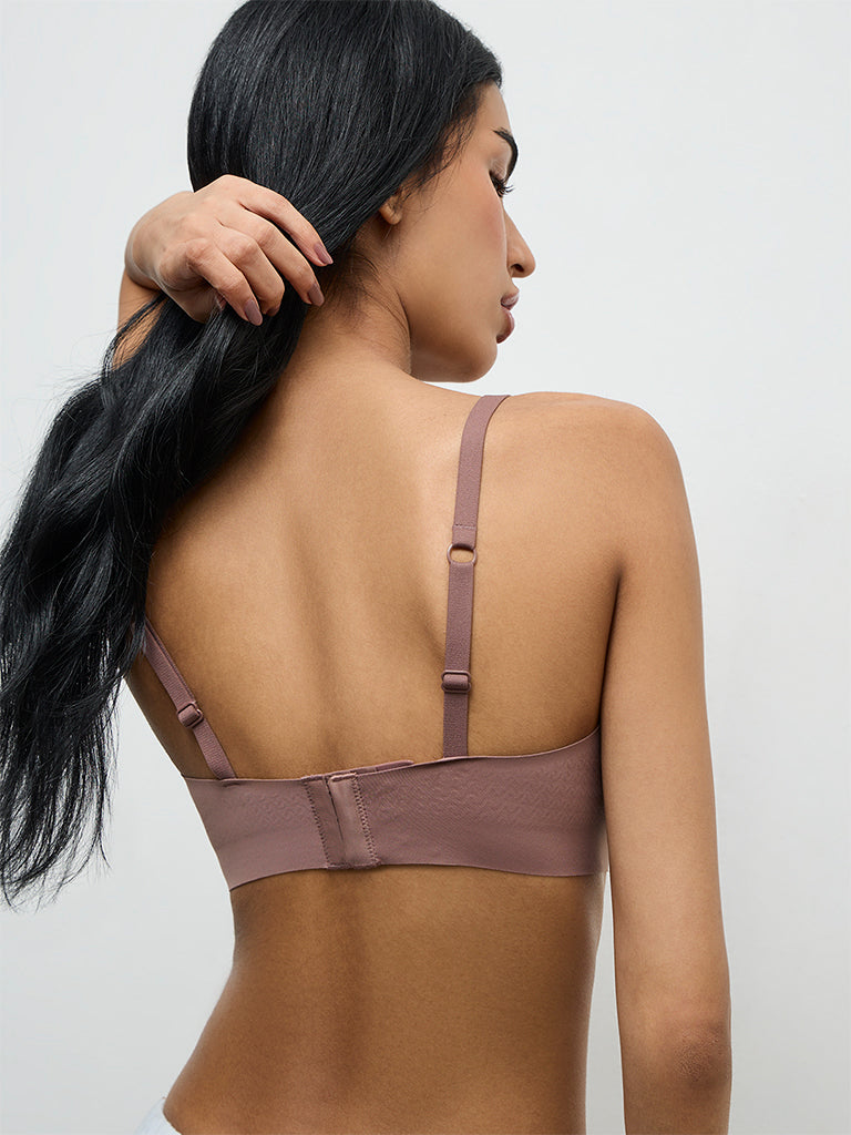 Superstar Dusty Taupe Invisible Padded Triangle Bra