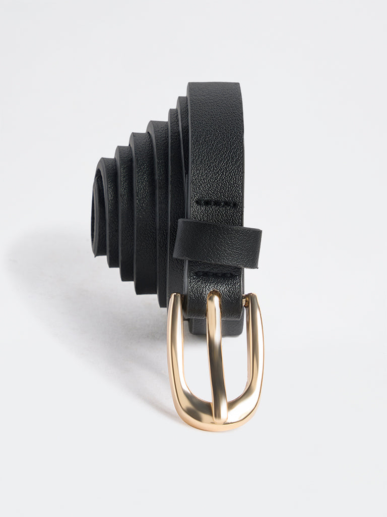Westside Accessories Black U-Buckle Belt