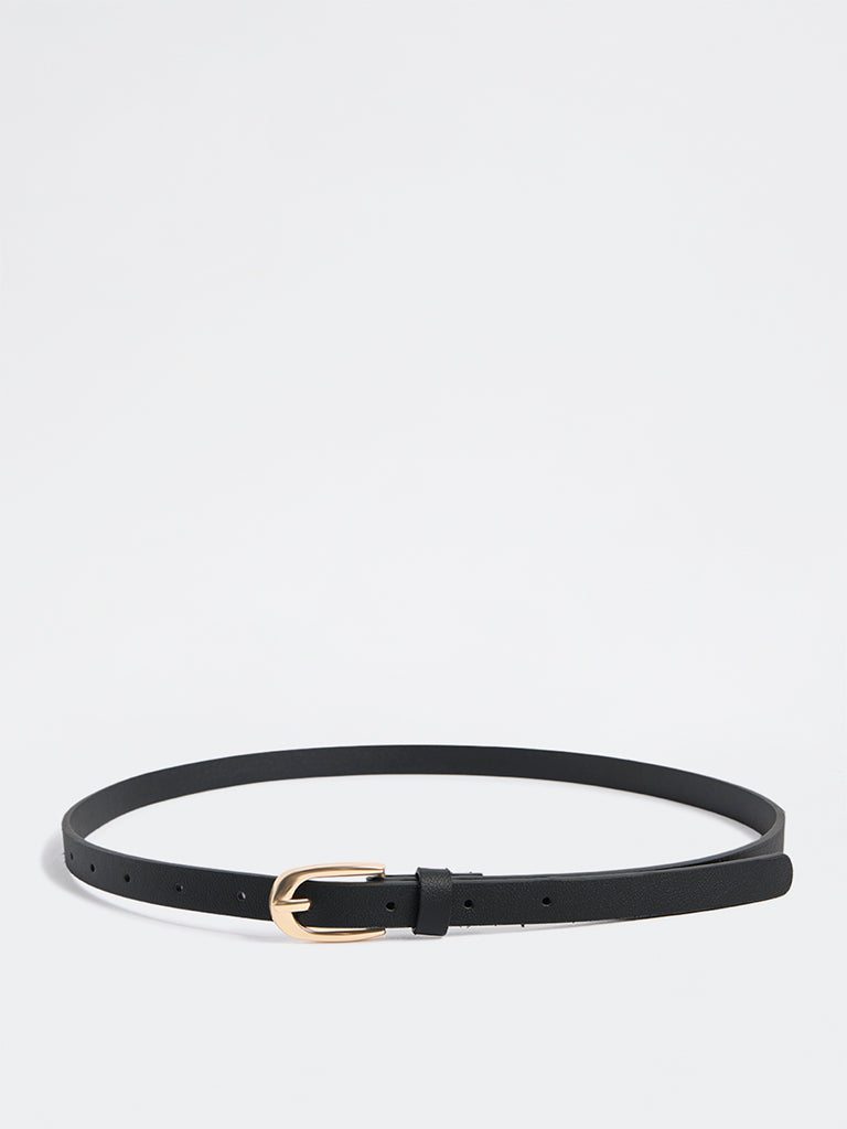 Westside Accessories Black U-Buckle Belt