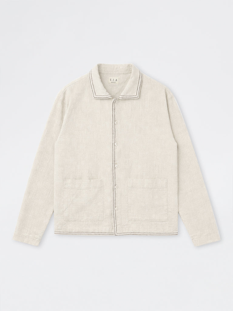 ETA Off-White Relaxed-Fit Cotton-Blend Jacket