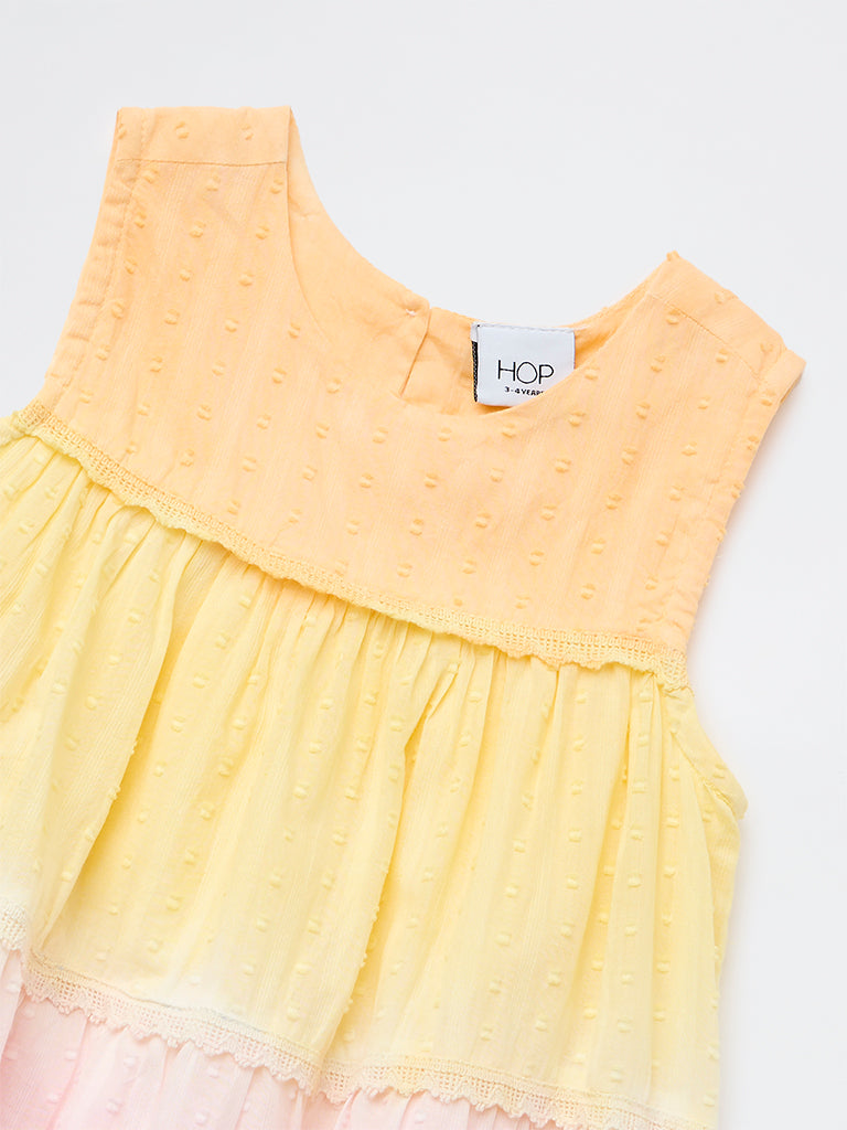 green emerald velvet dress Buy HOP Kids Girls Multicolour Swiss-Embroidered Cotton Tiered Dress from  Westside