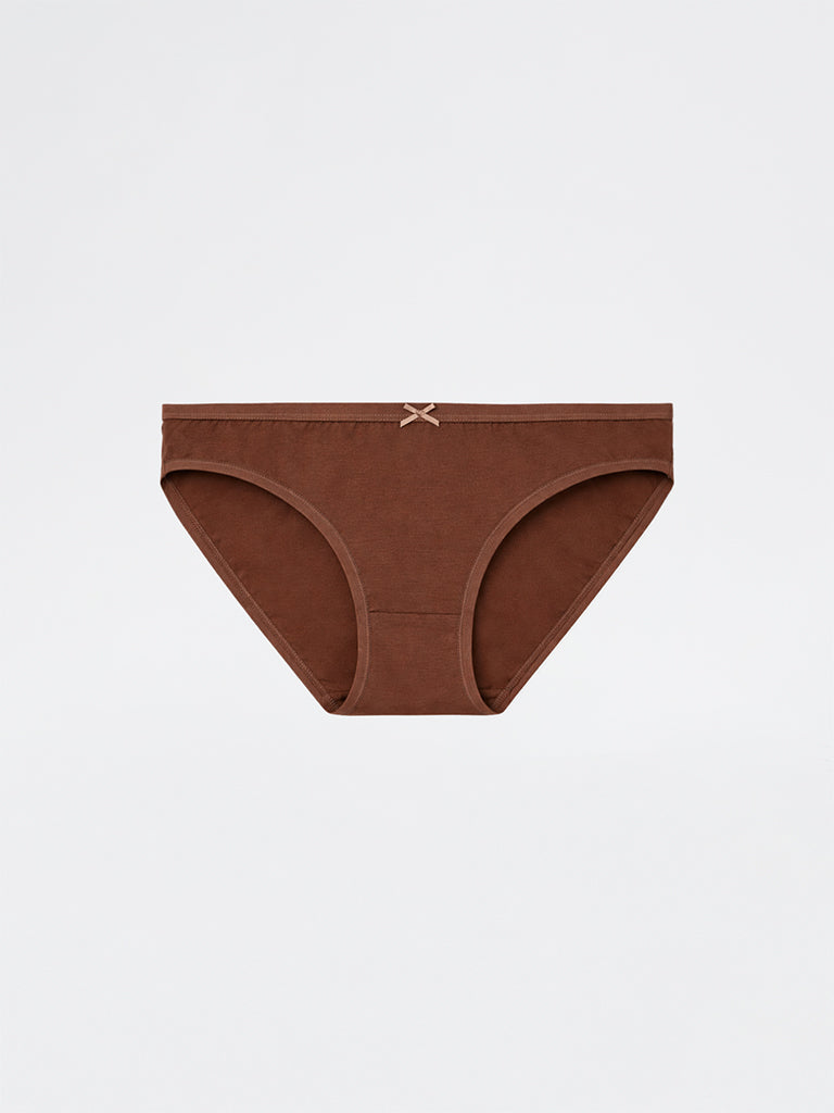 Wunderlove 3-Pack Bikini Cotton-Blend Briefs
