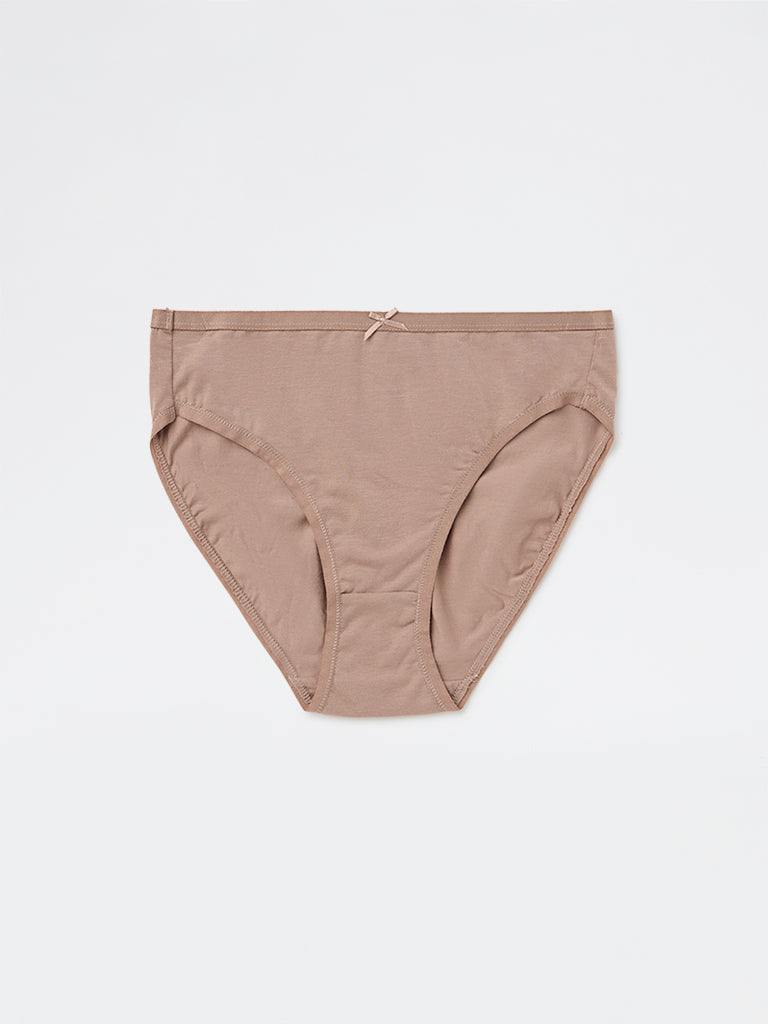 Wunderlove 3-Pack Hi-Leg Cotton-Blend Briefs