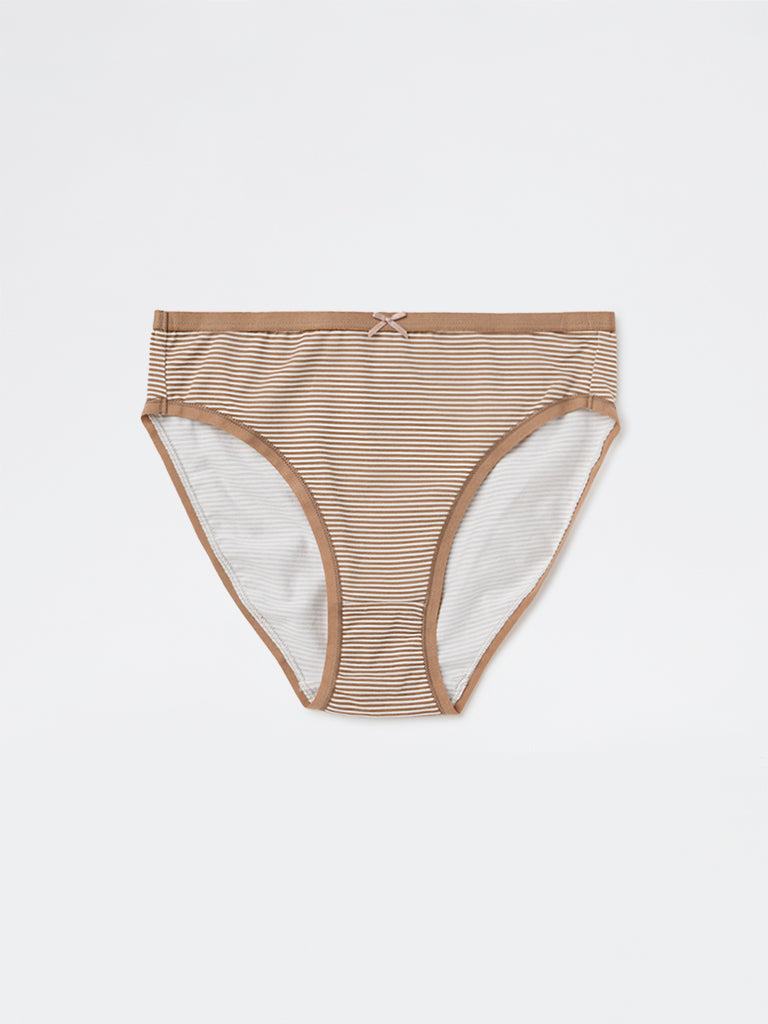 Wunderlove 3-Pack Hi-Leg Cotton-Blend Briefs