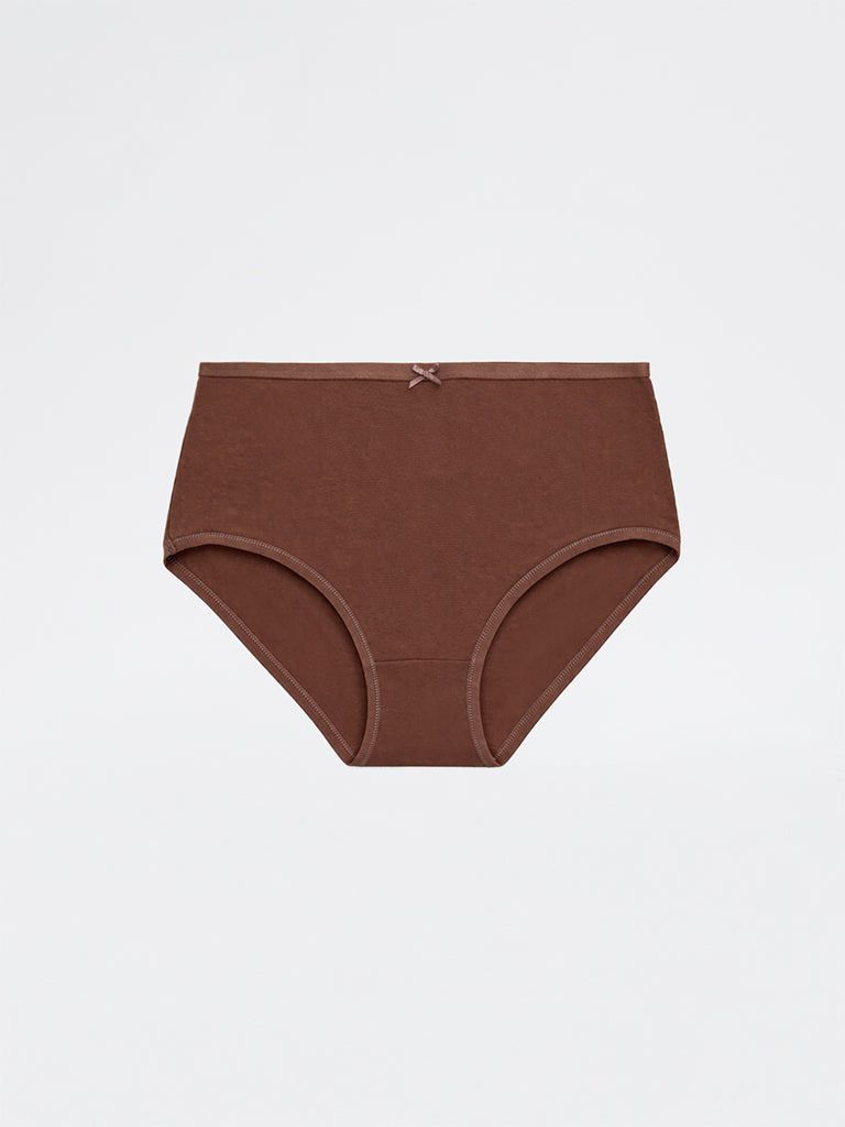 Wunderlove 3-Pack Printed Hi-Rise Cotton-Blend Briefs