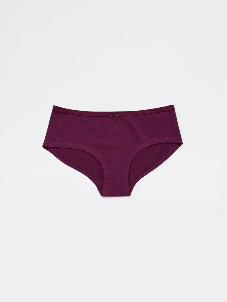 Wunderlove 4-Pack Cotton-Blend Hi-Leg Briefs