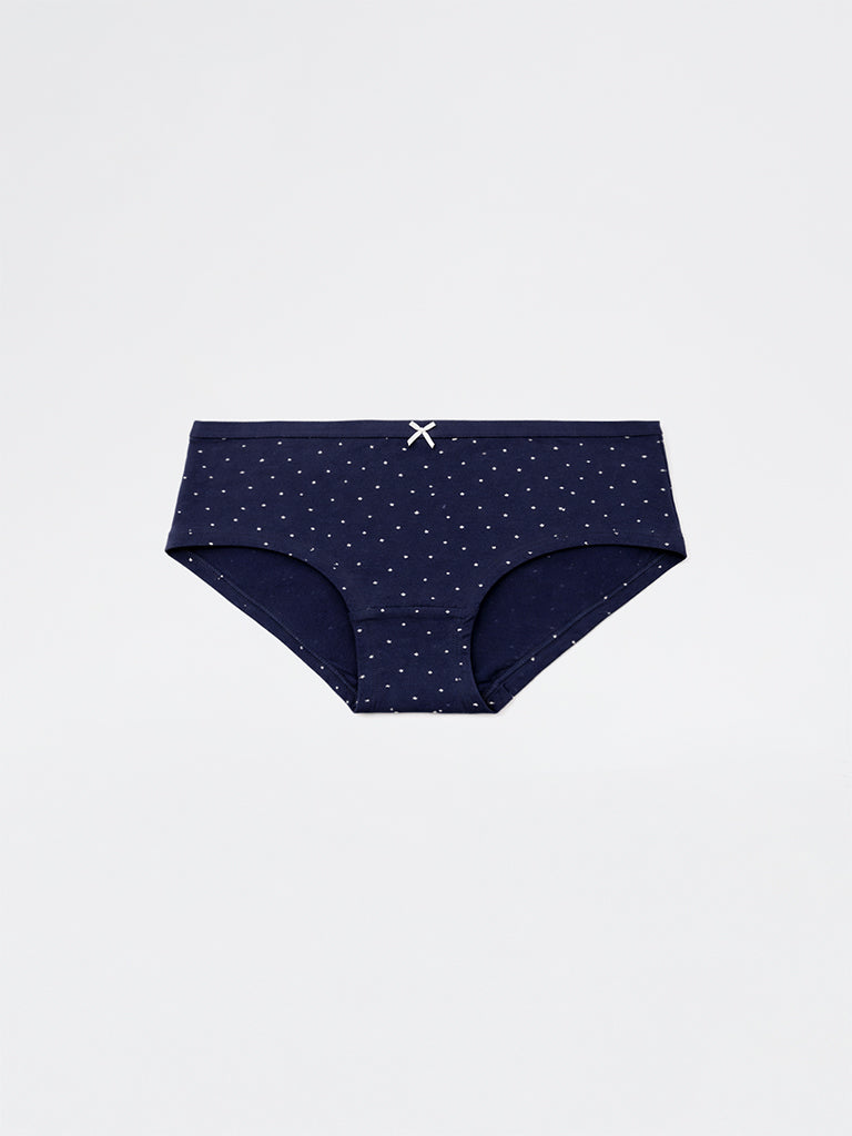 Wunderlove 3-Pack Printed Low-Rise Cotton-Blend Briefs