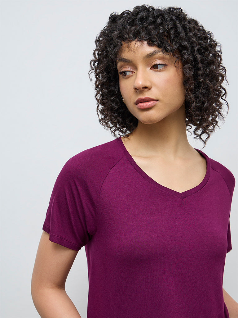 Wunderlove Plum Solid Top