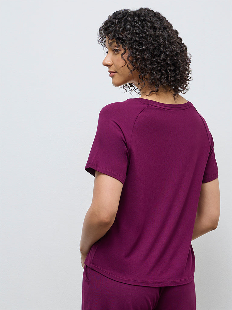Wunderlove Plum Solid Top