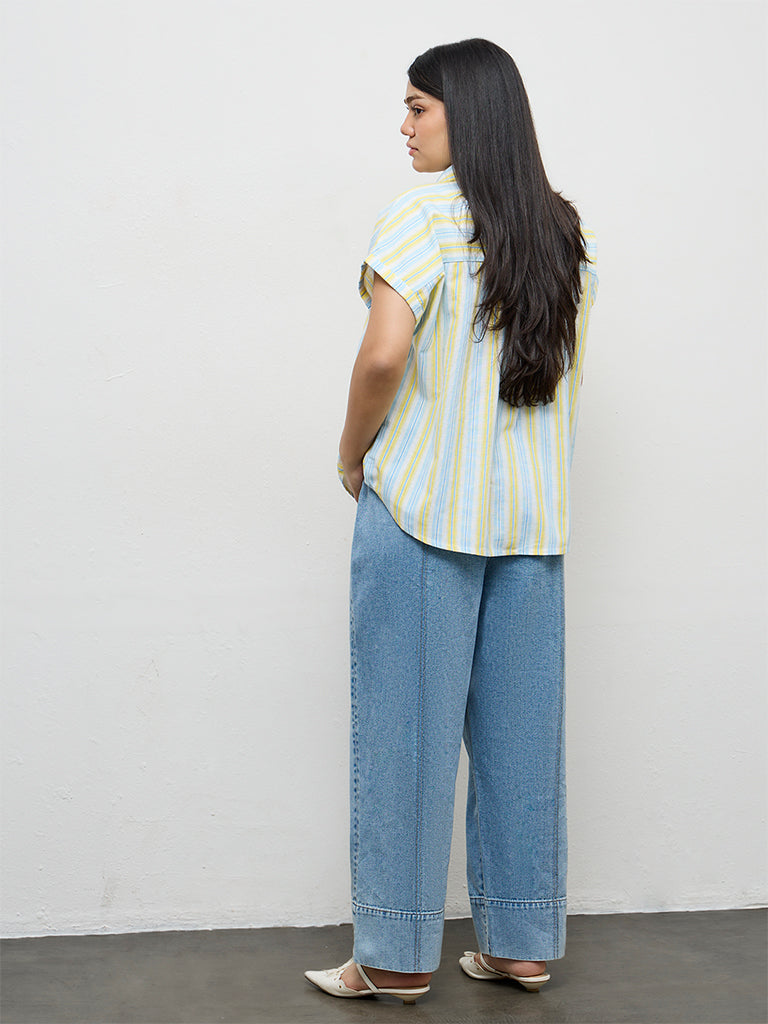Gia Blue Light Wash Denim Pants