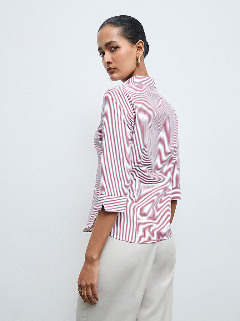 Wardrobe Red Striped Shirt
