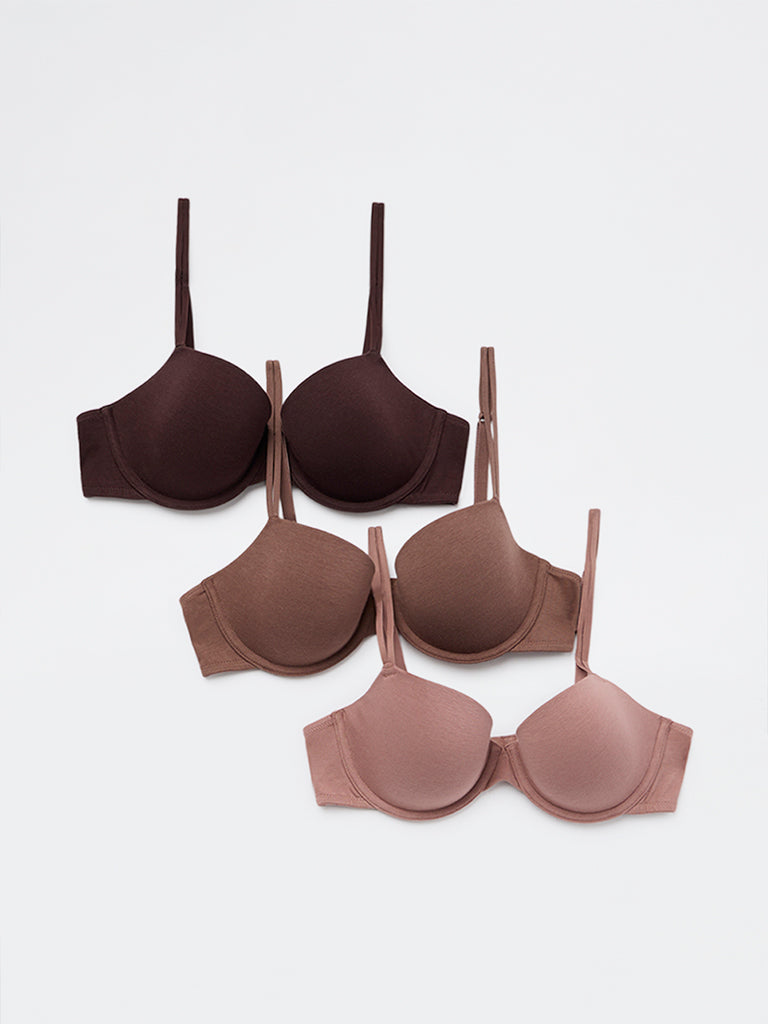 Wunderlove 3-Pack Under-Wired Bra