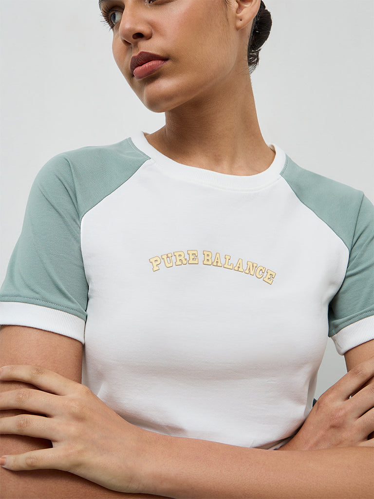 Nuoflexx Off-White Typographic Cotton-Blend T-Shirt