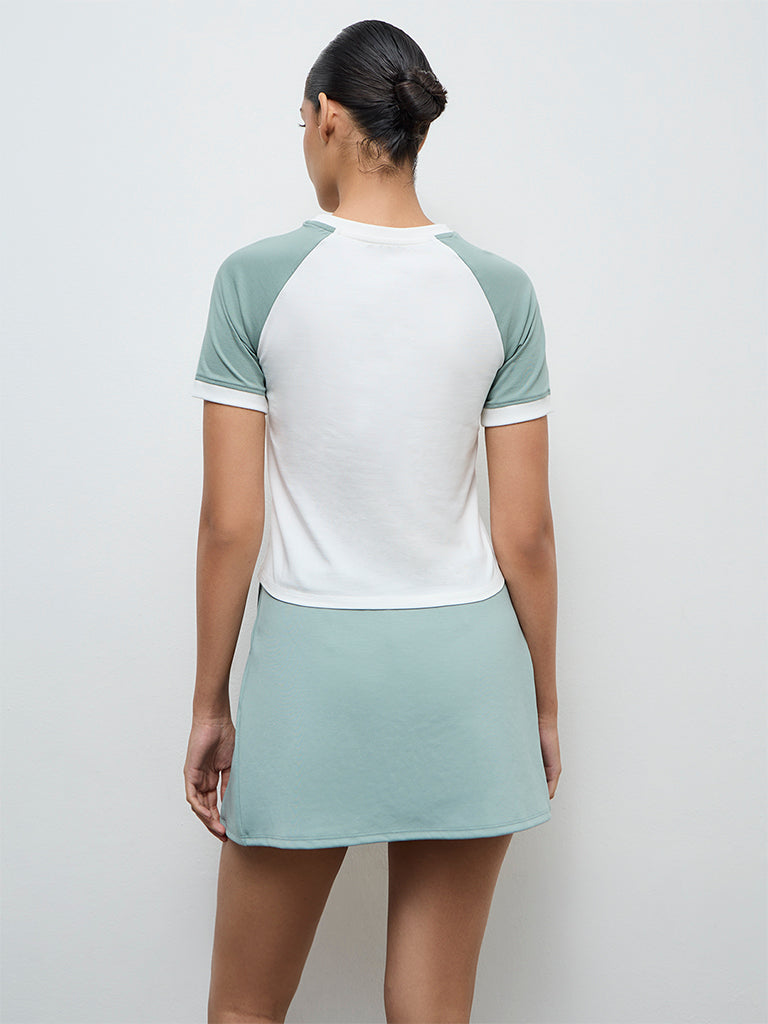 Nuoflexx Off-White Typographic Cotton-Blend T-Shirt