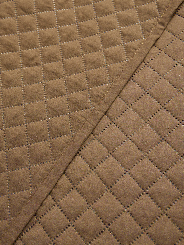 Westside Home Brown Queen Heat Seal Quilt