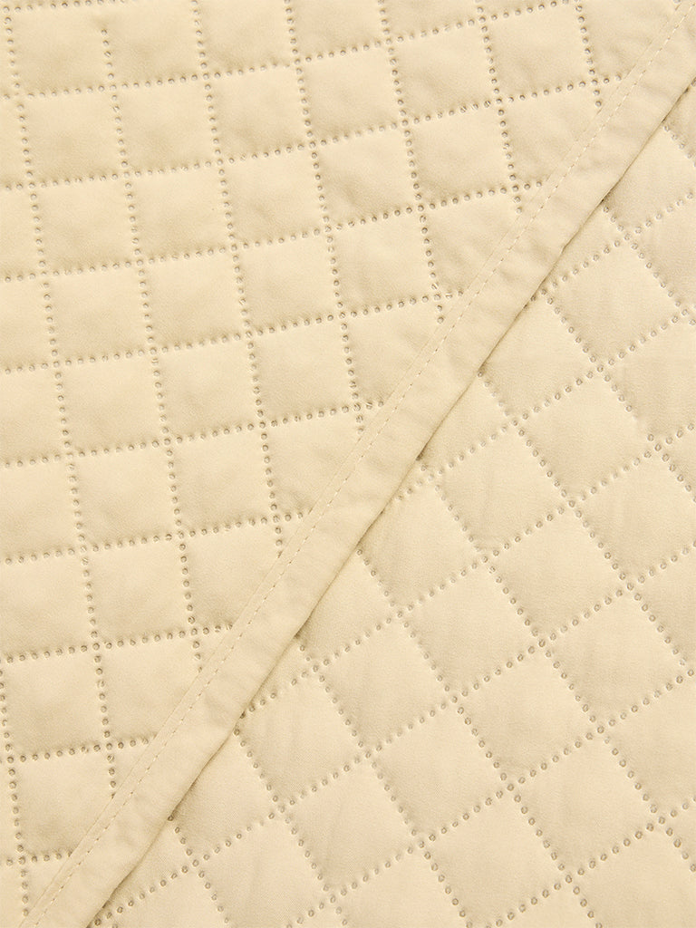 Westside Home Light Taupe Queen Heat Seal Quilt