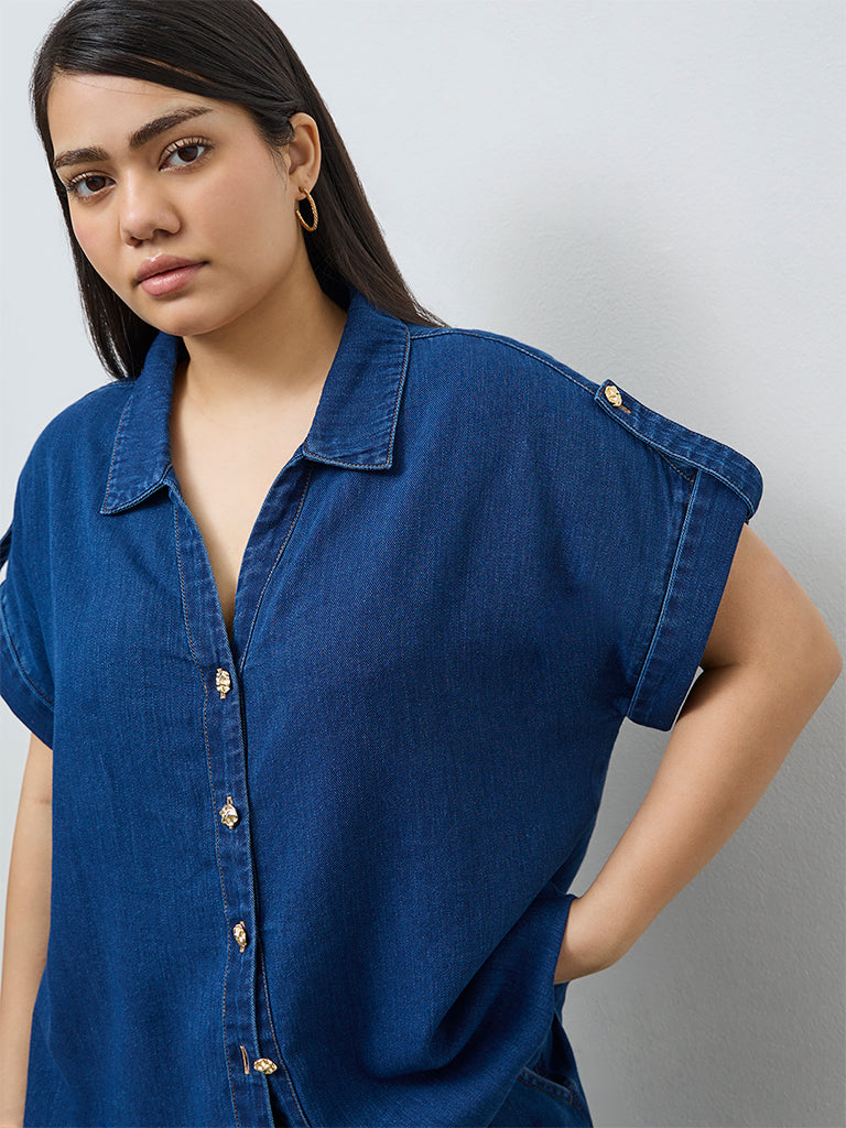Gia Blue Denim Shirt