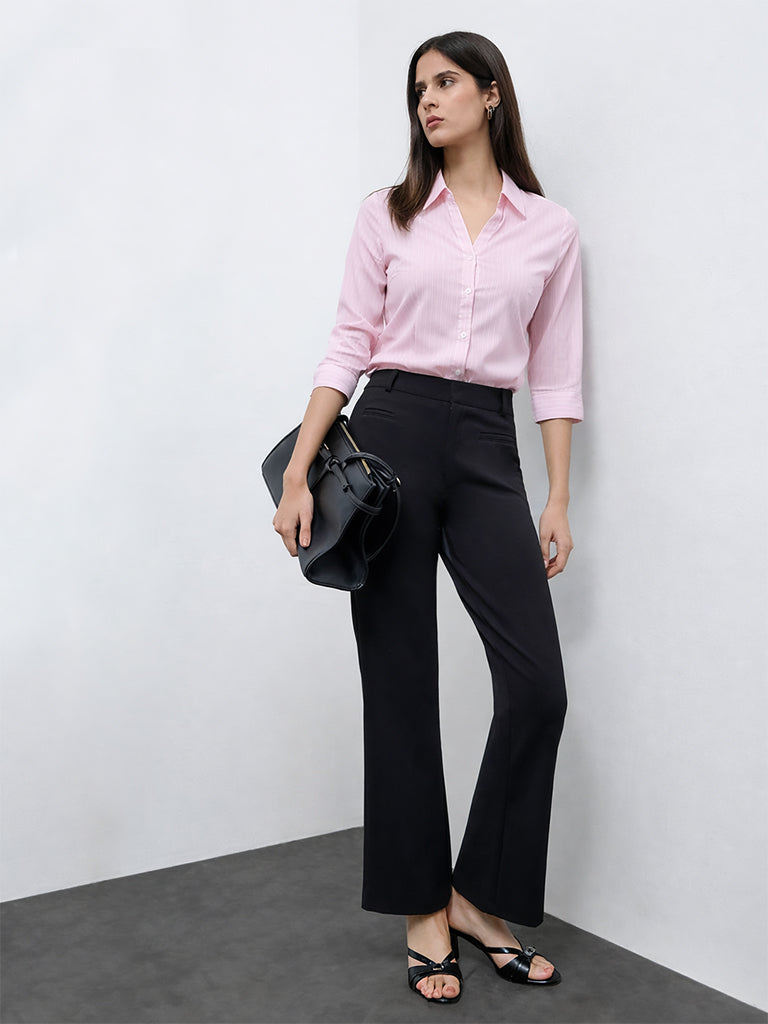 Wardrobe Pink Striped Shirt