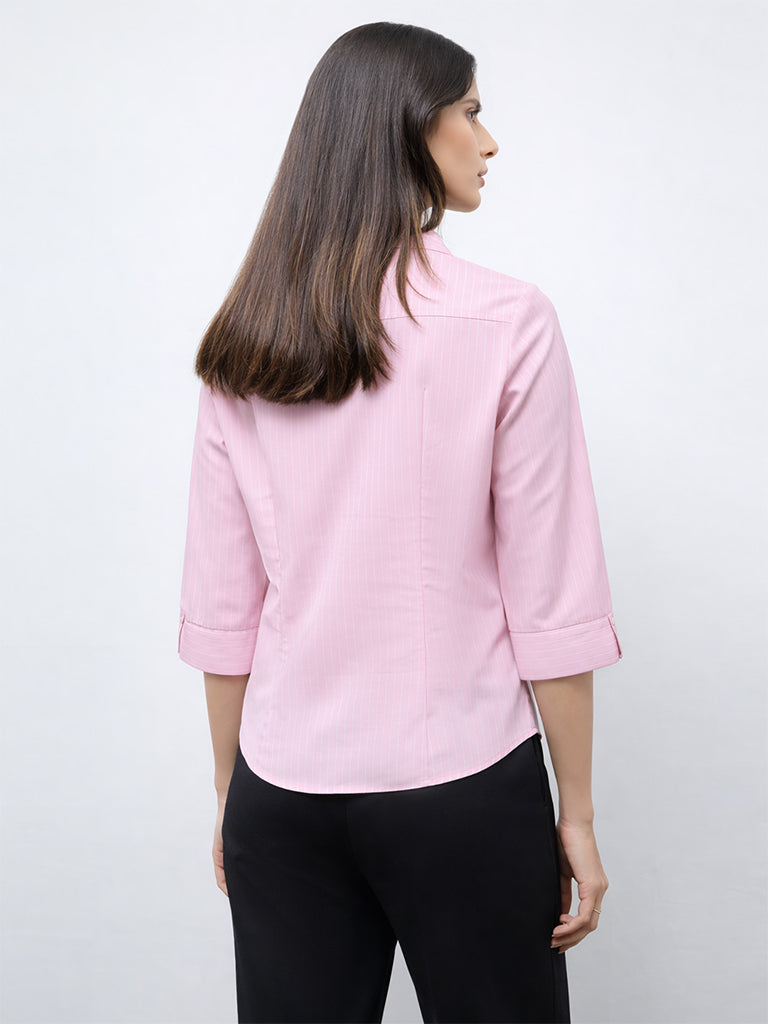 Wardrobe Pink Striped Shirt