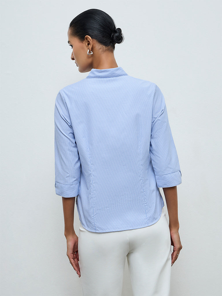 Wardrobe Blue Striped Shirt