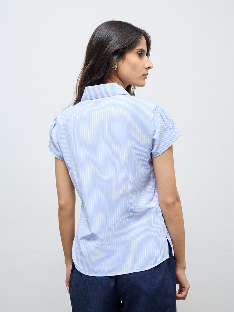 Wardrobe Blue Striped Shirt