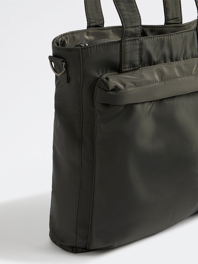Westside Dark Grey Tote Bag