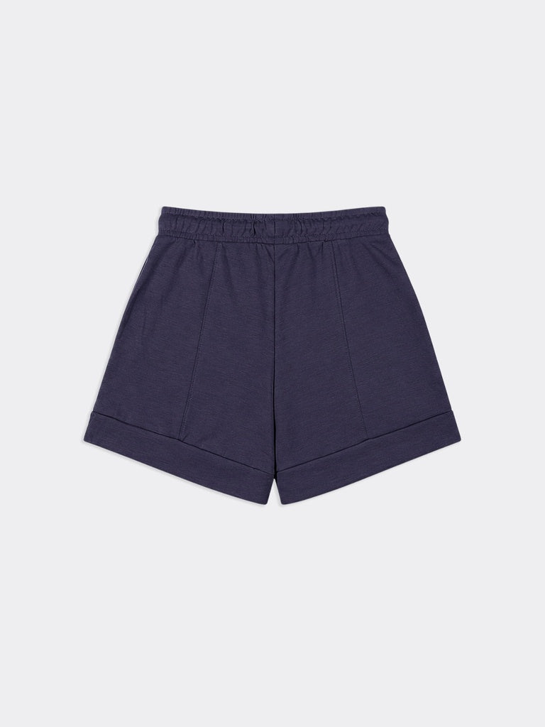 Wunderlove Charcoal Solid High-Rise Shorts