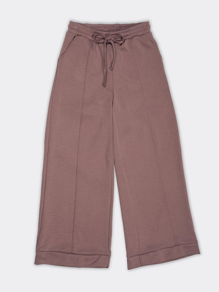 Wunderlove Dusty Pink Solid High-Rise Pants
