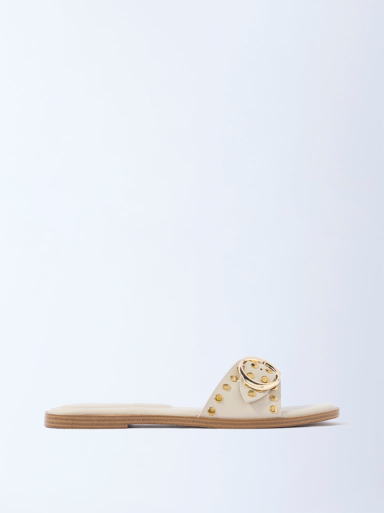 LUNA BLU Ivory Stud-Detailed Slides