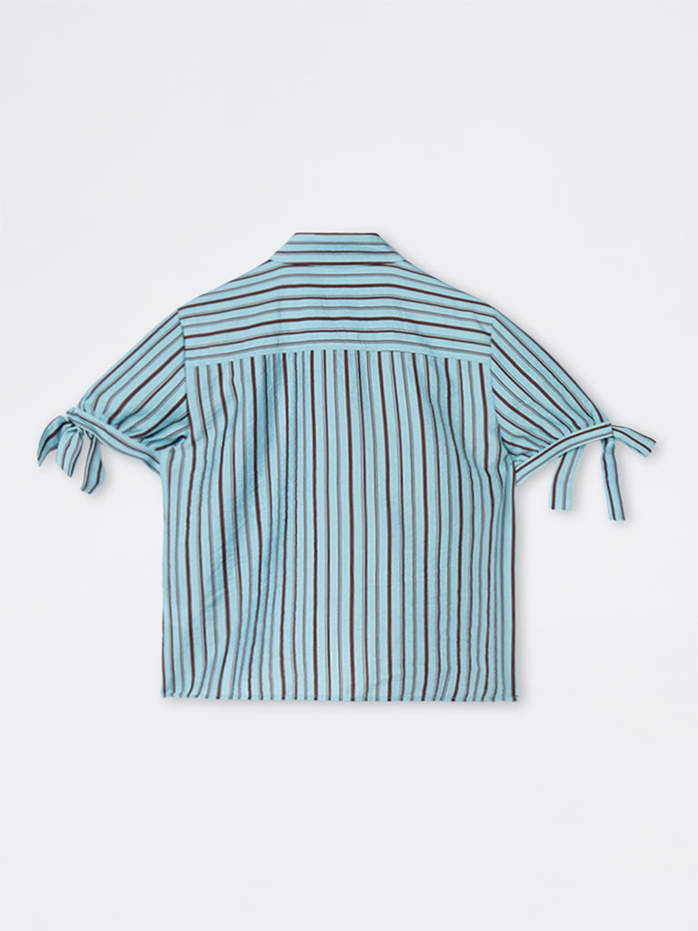 Wardrobe Blue Striped Shirt