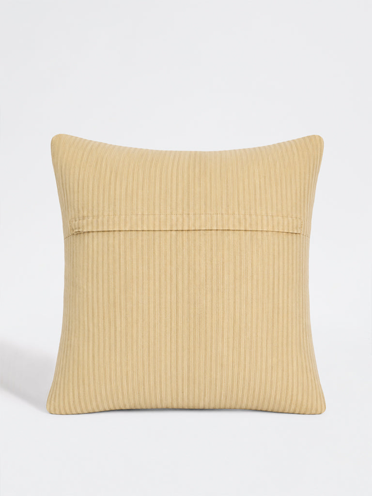 Westside Home Dusty Blue Stripe Textured Cushion Cover