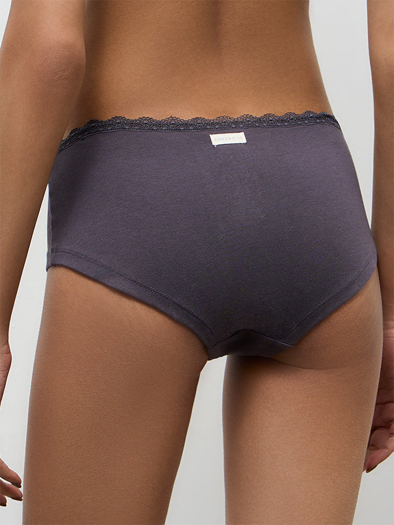Superstar 2-Pack Low-Rise Cotton-Blend Briefs