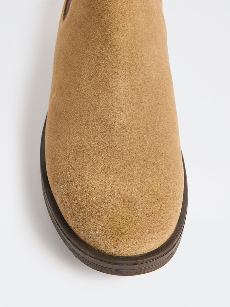 SOLEPLAY Beige Suede Leather Boots