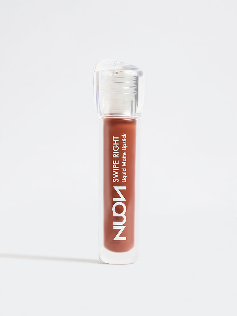 Nuon Swipe Right Cocoa Cloud BR-02 Liquid Matte Lipstick - 4.9 ml
