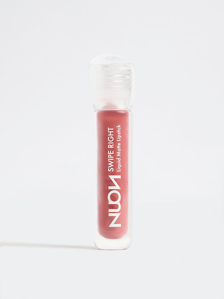 Nuon Swipe Right Pretty Please P-01 Liquid Matte Lipstick - 4.9 ml