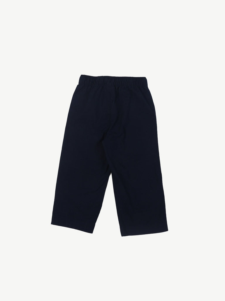 HOP Kids Boys Navy Blue Flowy Cotton Trousers