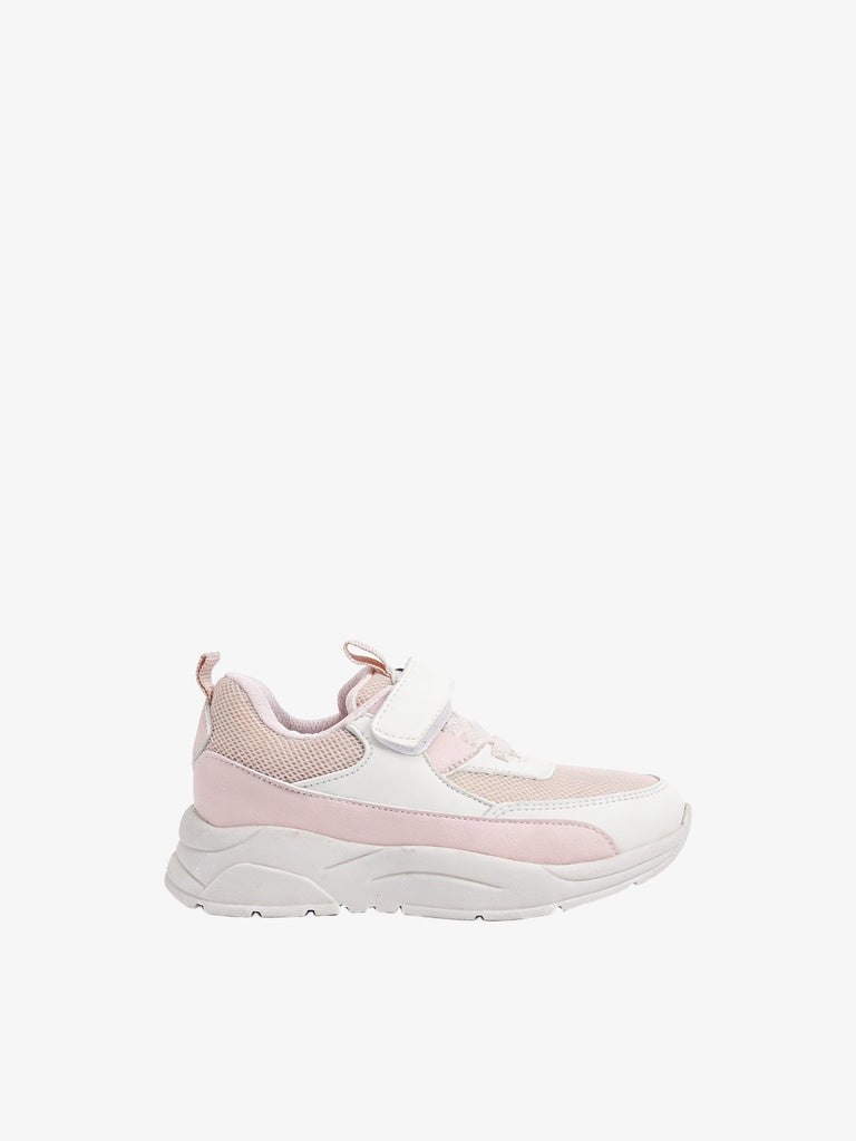 Yellow Pink Hazel Design Casual Sneakers