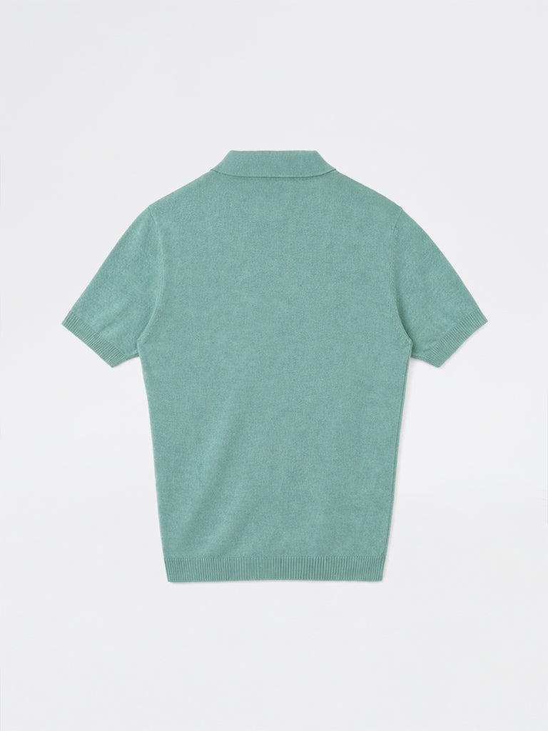 ETA Sage Relaxed-Fit Cotton-Blend Polo T-Shirt