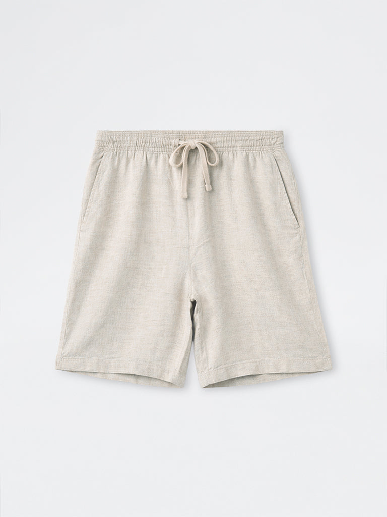 ETA Off-White Relaxed-Fit Mid-Rise Shorts