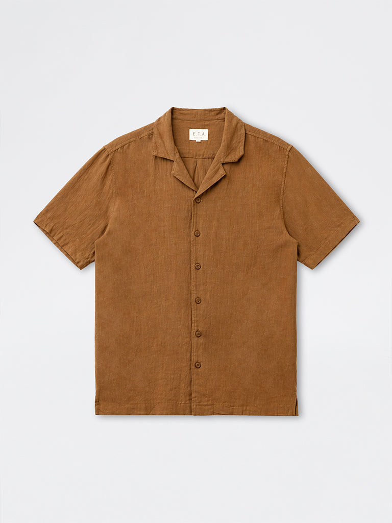ETA Light Brown Relaxed-Fit Shirt