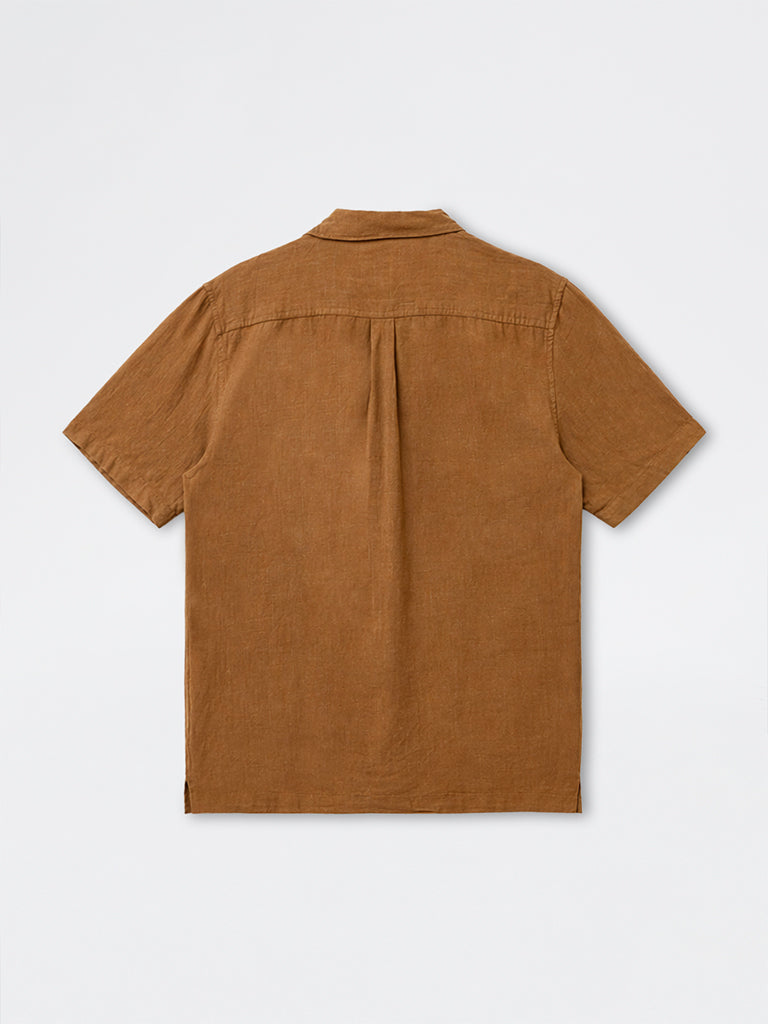 ETA Light Brown Relaxed-Fit Shirt
