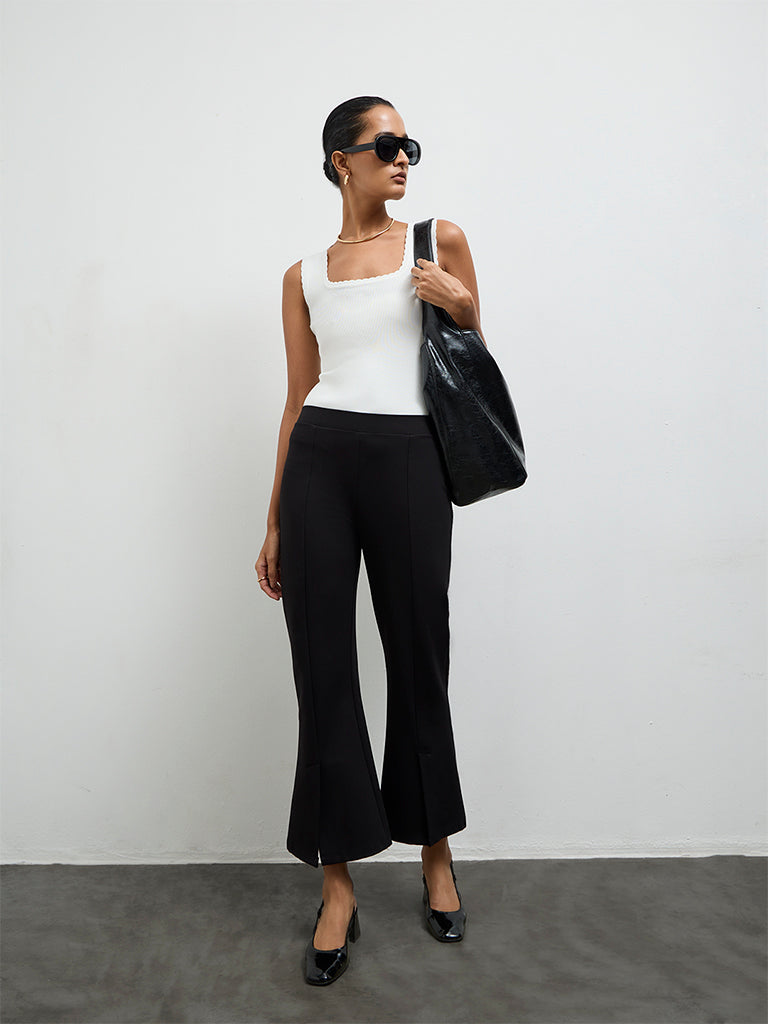 Wardrobe Black High-Rise Trousers
